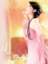 asian girl dressed in pink