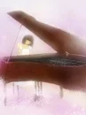 girl playing the piano