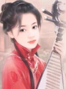 traditional chinese girl playing music