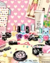 cute kawaii girl stuffs : cosmetics & teddy bear