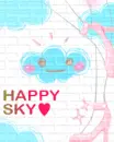 happy sky & girl legs