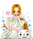 snow angel doll