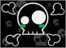 black skull