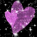 light pink glitter hearts