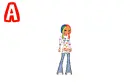 Amber Rainbow doll