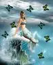 merfairy on wave