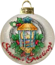 season's greetings globe