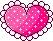 hot pink heart