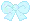 blue bow
