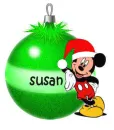 Mickey Xmas Ball