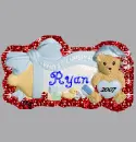 Ryans 1st Christmas Bear Ornament