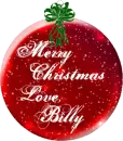 merry christmas love billy