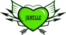Janelle - Heart w/ Wings