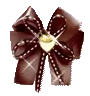 chocolate bow