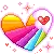 rainbow heart