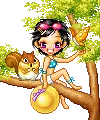 girl with squirrel