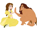Disney - Tarzan And Jane Playing