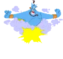 Disney - Genie Poof Of Smoke Cloud