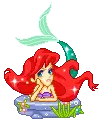Disney - Ariel Laying Down On Rock
