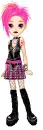 Pink and Black Goth