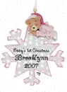 Brooklynns 1st Christmas Flake