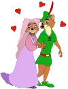 Disney - Robin Hood & Maid Marian - Love / Hearts