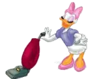 Disney - Daisy Duck Vacumming