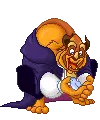 Disney - Beauty & The Beast - Beast With Blue Bird