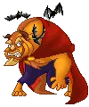 Disney - Beauty & The Beast - Beast With Bats
