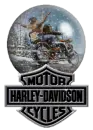 biker snowglobe