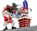 biker santa