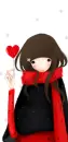 ECHI WITH SCARF