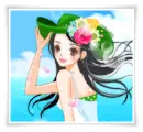 green hat