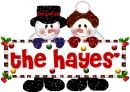 the hayes wish you a merry christmas