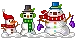 snowman trio