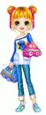Candybar Doll in Blue!