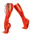 sexy red boots