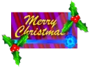 Christmas sign with holy