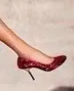 red shoe
