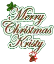 Merry Christmas Kristy