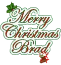 Merry Christmas Brad