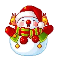 happy snowman