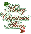 Merry Christmas Alicia