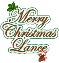 Merry Christmas Lance