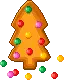 christmas tree cookie