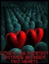 the shortest distance