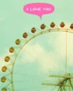 cute kawaii i love you wheel