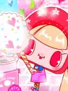 cute kawaii pink candy girl