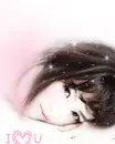 cute kawaii i love you fashion girl