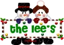 the lees wish you a merry christmas
